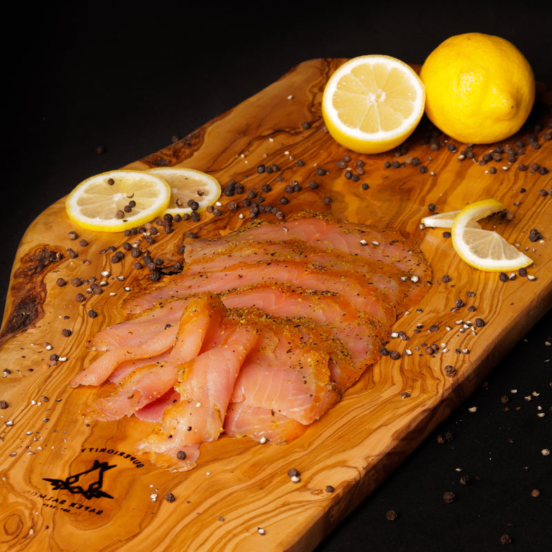 Lennart Lemonpepper | Safer Salmon | Räucherlachs geschnitten
