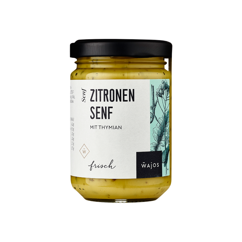 Zitronen Senf | mit Thymian | 145 ml